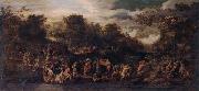 unknow artist Moses and the israelites with the ark oil painting